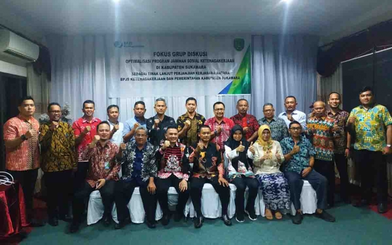 FGD BPJS Ketenagakerjaan dan Pemkab Sukamara.