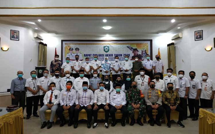 Rapat evaluasi akhir tahun Pamkab Kabupaten Kotim