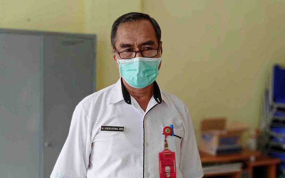 Koordinator Bidang Pencegahan Gugus Tugas Percepatan Penanganan Covid-19 Kabupaten Barito Timur, Simon Biring.