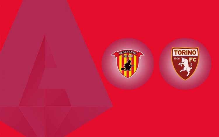 Pertandingan pekan ke-19 Liga Italia antara Benevento melawan Torino yang berlangsung Sabtu (23/1/2021) dini hari WIB