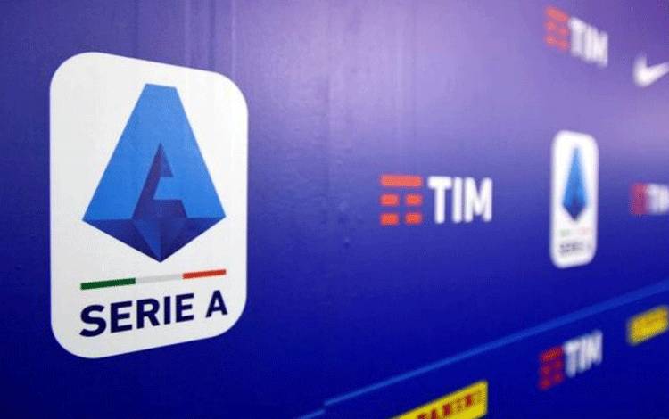 Logo Liga Serie A Italia. ANTARA/REUTERS/FLAVIO LO SCALZO/FILE PHOTO