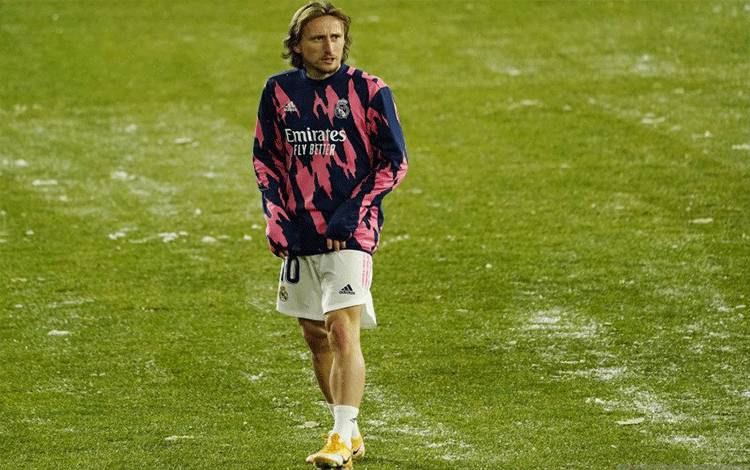 Gelandang Real Madrid asal Kroasia Luka Modric.(REUTERS/VINCENT WEST)