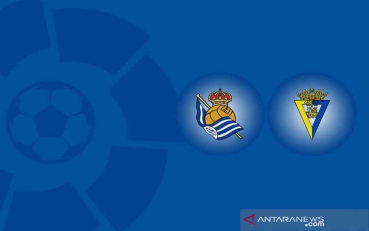 Ilustrasi pertandingan pekan ke-22 Liga Spanyol antara Real Sociedad melawan Cadiz yang berlangsung Minggu (7/2/2021). (ANTARA/Gilang Galiartha)