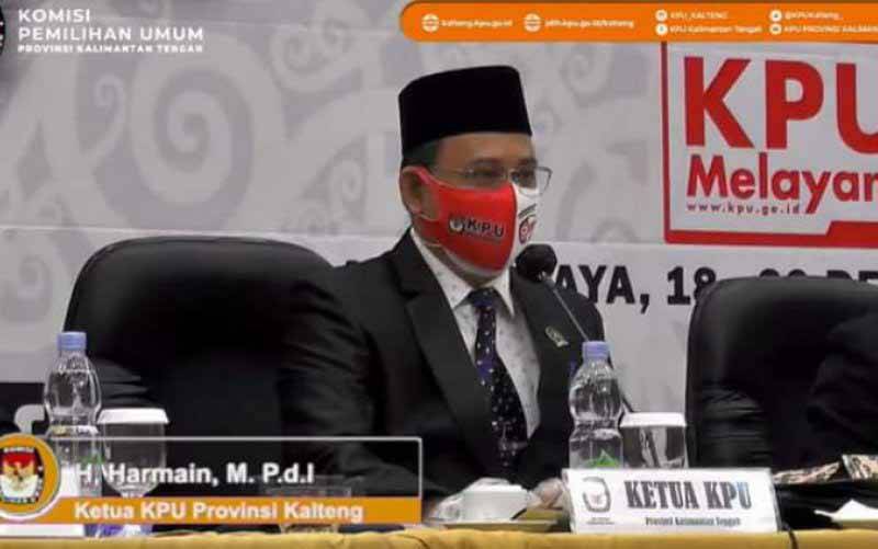 Ketua KPU Provinsi Kalimantan Tengah Harmain Ibrohim. (foto : ANTARA/Facebook Harmain Ibrohim)