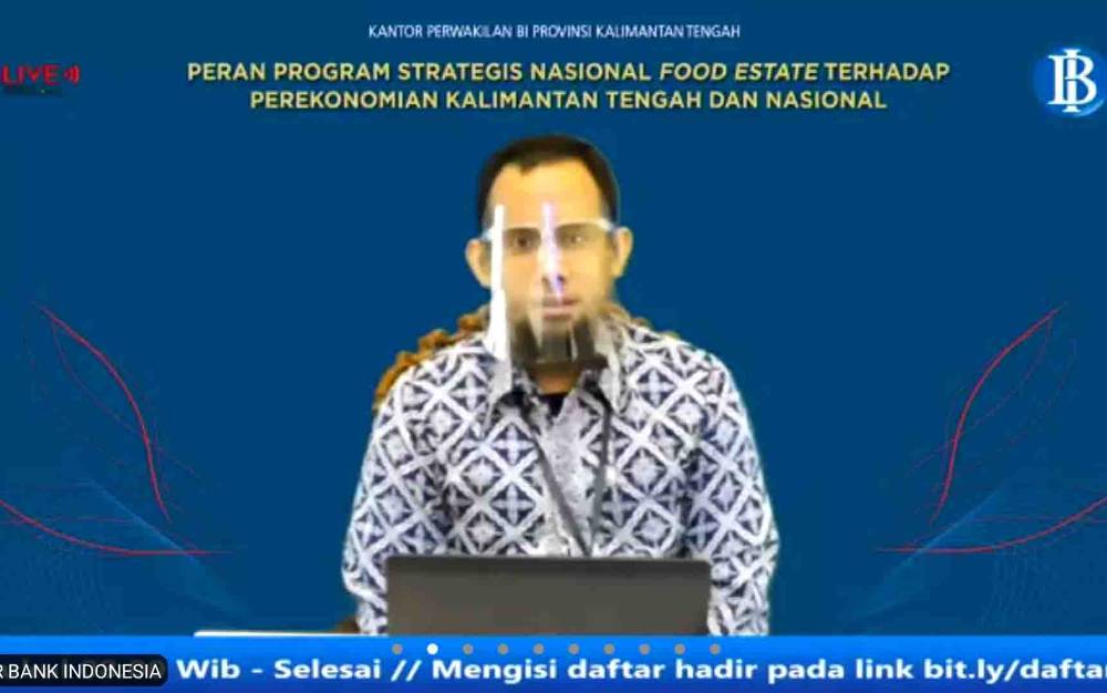 Deputi Kepala Perwakilan Bank Indonesia Provinsi Kalimantan Tengah, Yudo Herlambang.