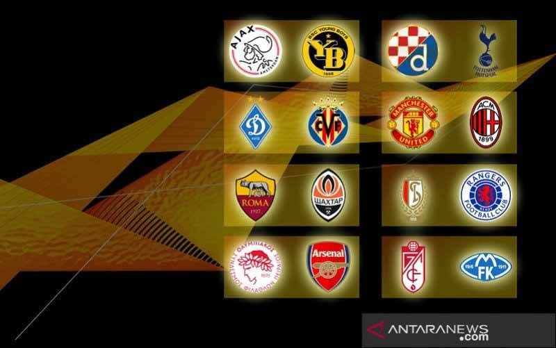 Ilustrasi hasil undian babak 16 besar Liga Europa 2020/21. (foto : ANTARA/Gilang Galiartha)