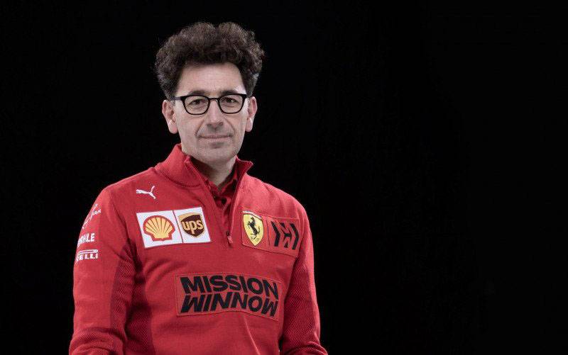Kepala tim Ferrari Mattia Binotto (foto : Scuderia Ferrari Press Office/HO via Reuters)