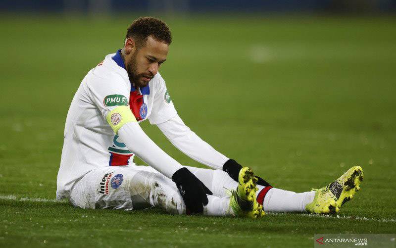 Neymar telah absen membela PSG sejak 11 Februari setelah mengalami cedera dalam pertandingan Piala Prancis lawan Caen. (foto : REUTERS/STEPHANE MAHE)