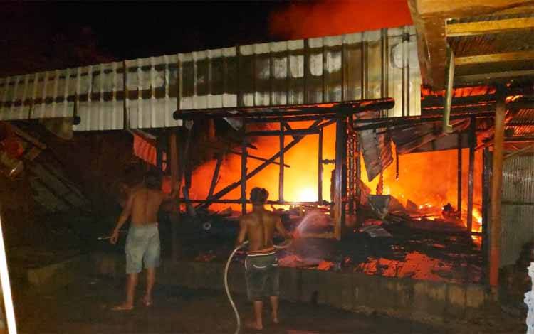 Kebakaran hanguskan rumah di Desa Rubung Buyung, Kecamatan Cempaga