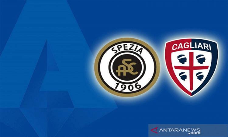 Ilustrasi pertandingan pekan ke-28 Liga Italia antara Spezia melawan Cagliari yang berlangsung Minggu (21/3/2021) dini hari WIB. (ANTARA/Gilang Galiartha)