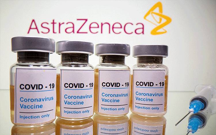 Vaksin AstraZeneca yang dikembangkan Inggris. (31/10/2020). ANTARA/REUTERS/Dado Ruvic/aa. (REUTERS/DADO RUVIC)