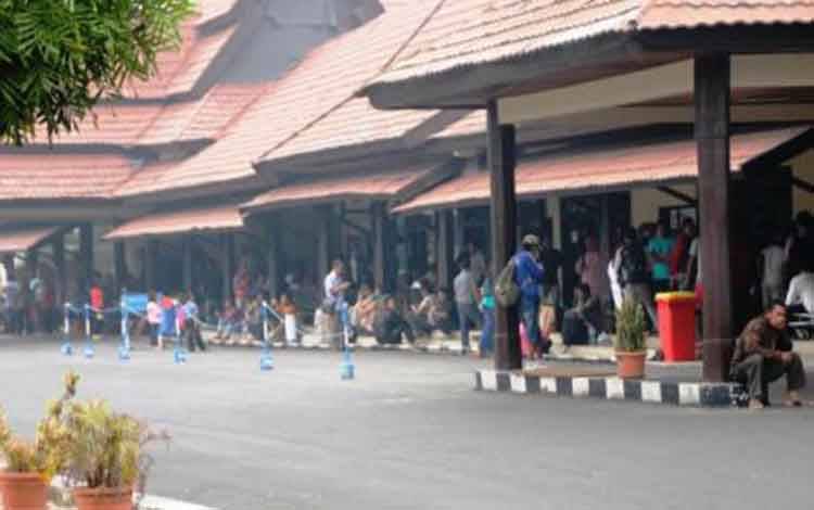 Suasana di Bandara Iskandar Pangkalan Bun sebelum Pandemi Covid-19