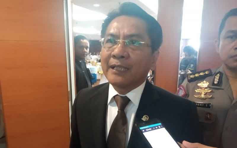 Anggota Badan Legislasi (Baleg) DPR RI John Kenedy Azis. (foto : ANTARA/Anita Permata Dewi)