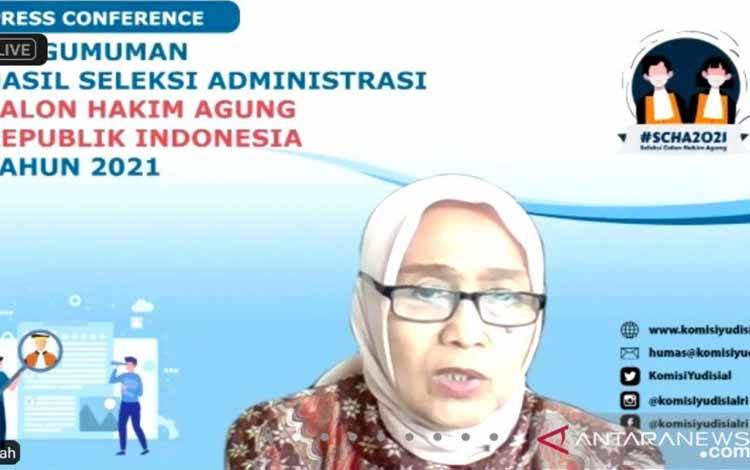 Ketua Bidang Rekrutmen Hakim KY Siti Nurdjanah