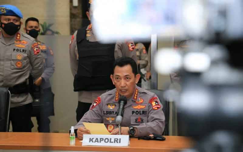 Kapolri Jenderal Pol Listyo Sigit Prabowo. (foto : ANTARA/HO-Divisi Humas Polri)