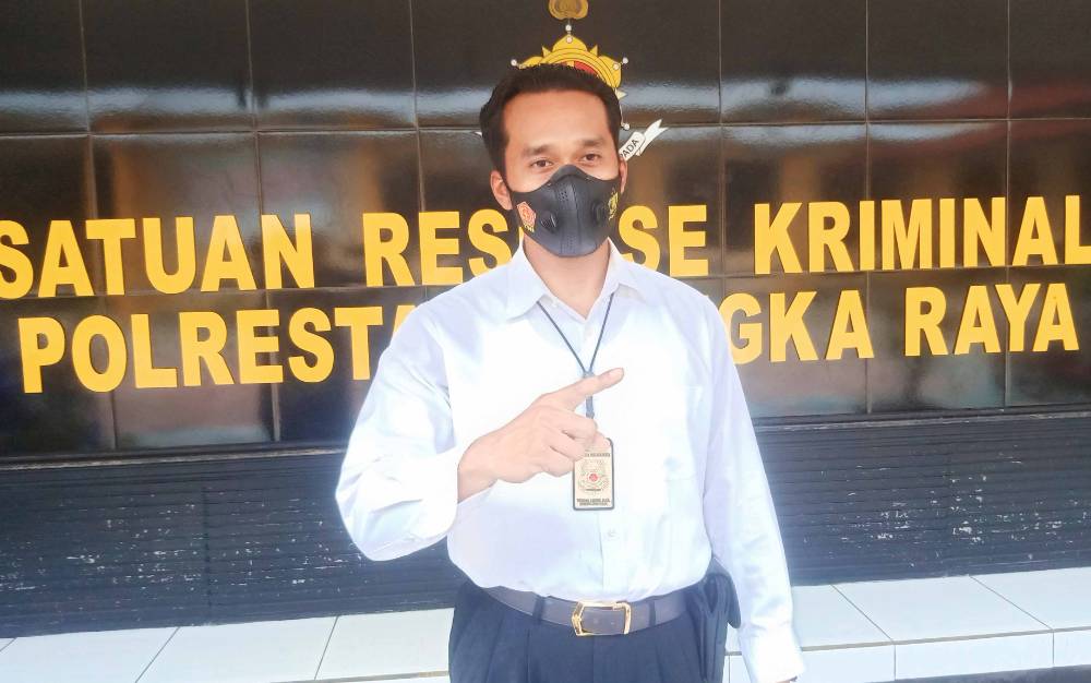 Kasat Reskrim Polresta Palangka Raya, Kompol Todoan Agung Gultom.