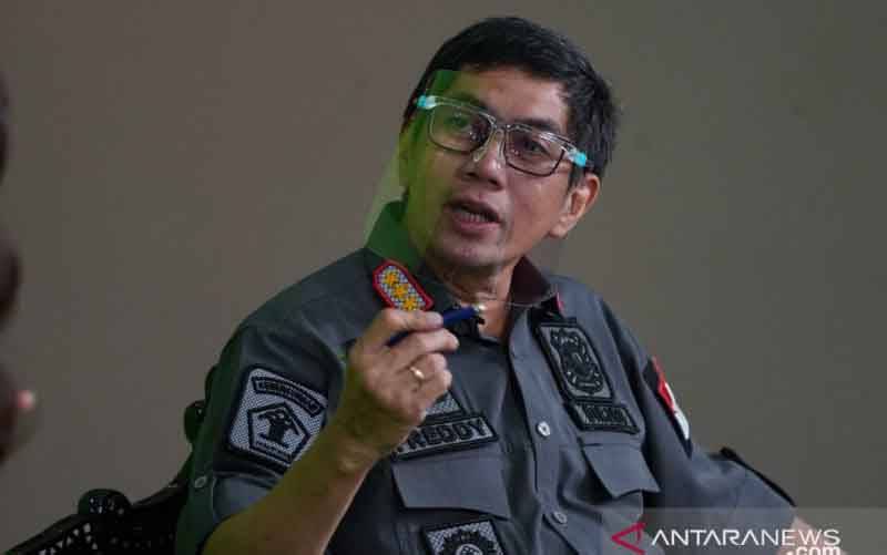 Direktur Jenderal (Dirjen) Kekayaan Intelektual Kemenkumham Dr Freddy Harris pada kegiatan peringatan Hari Kekayaan Intelektual Internasional yang diselenggarakan secara virtual di Jakarta, Senin. (foto : ANTARA/Istimewa)