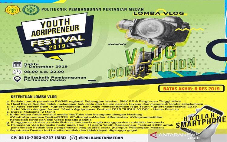 Dokumentasi. Youth Agripreneur Festival (YAF) Polbangtan Medan (ANTARA/Dok-Polbangtan)