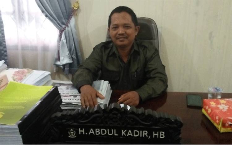 Juru Bicara Fraksi Partai Golkar DPRD Kotawaringin Timur, H Abdul Kadir.