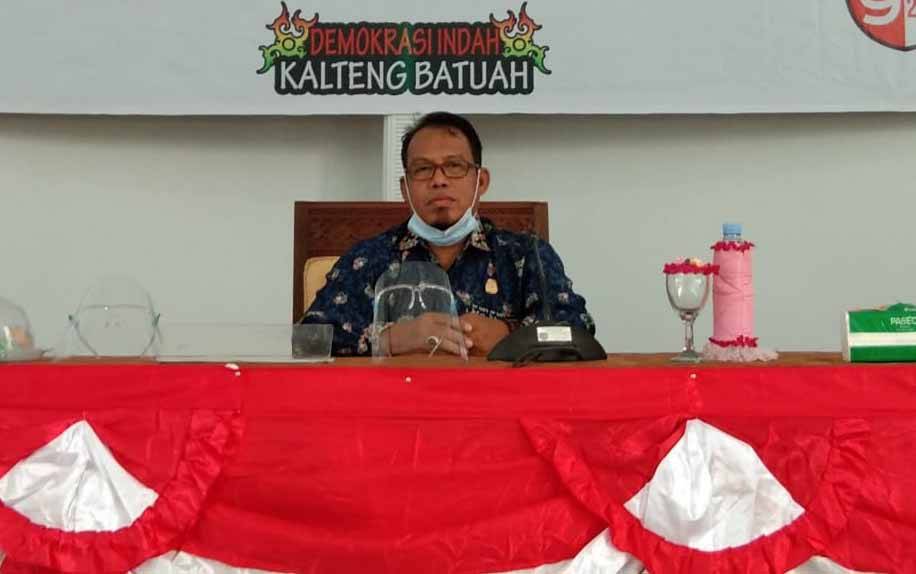 Komisioner KPU Seruyan Divisi Data dan Informasi, Buchari Muslim.