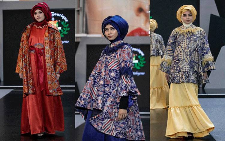 Nura Boutique by Oewi Wahyono di Muslim Fashion Festival (MUFFEST) 2021 (ANTARA/HO)