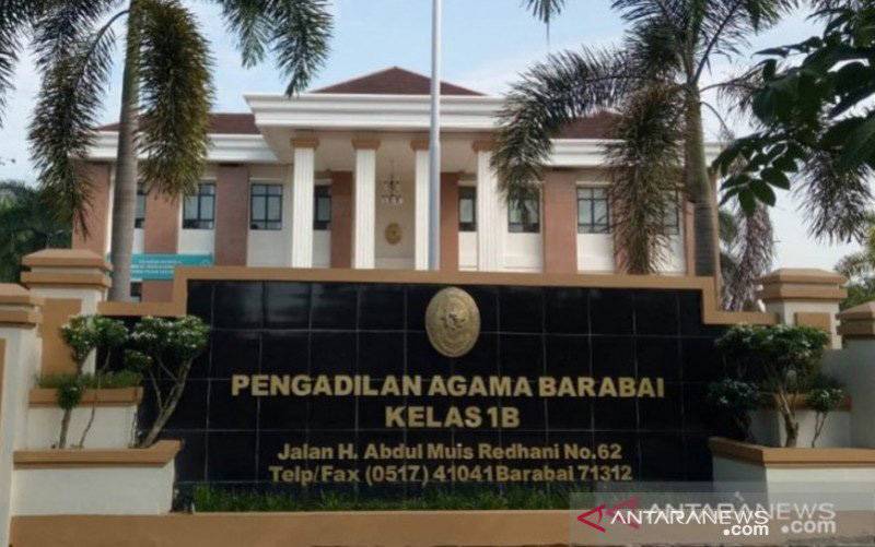 Kantor Pengadilan Agama Barabai. (foto : Antaranews Kalsel/M Taupik Rahman)