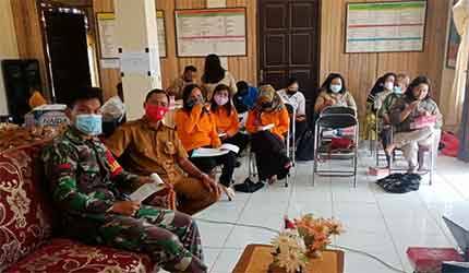 Sosialisasi desa siaga aktif kesehatan tahun 2021, di Desa Bukit Indah, Kecamatan Bulik, Senin, 7 Juni 2021.