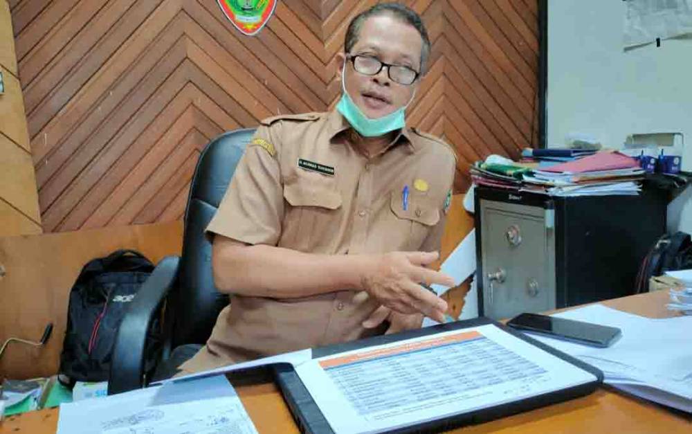 Kepala Seksi Pengendalian Kebakaran Hutan dan Lahan (Dalkarhutla) Dishut Kalteng, Achmad Sugianor