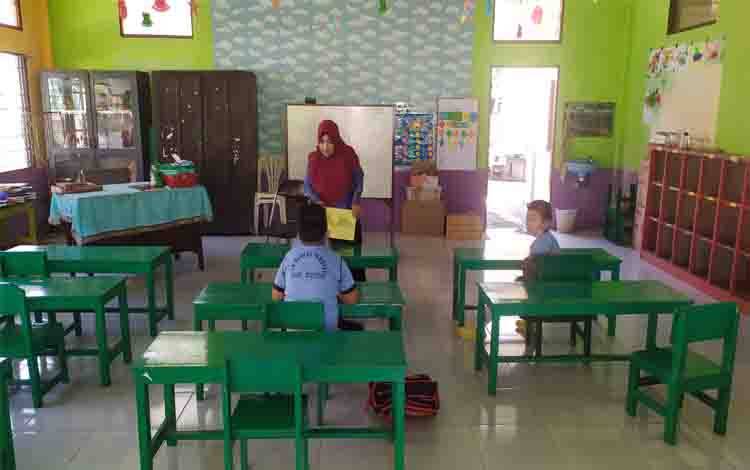 Suasana pembelajaran di TK Negeri Pembina Sampit