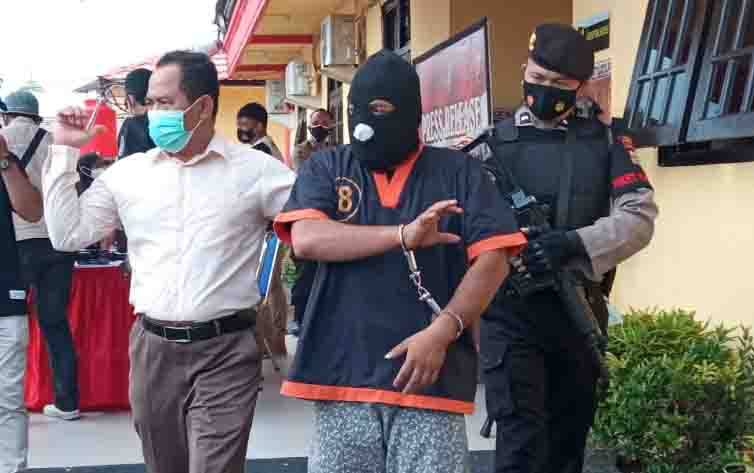 Pelaku aksi premanisme yang ditangkap anggota Polres Kobar