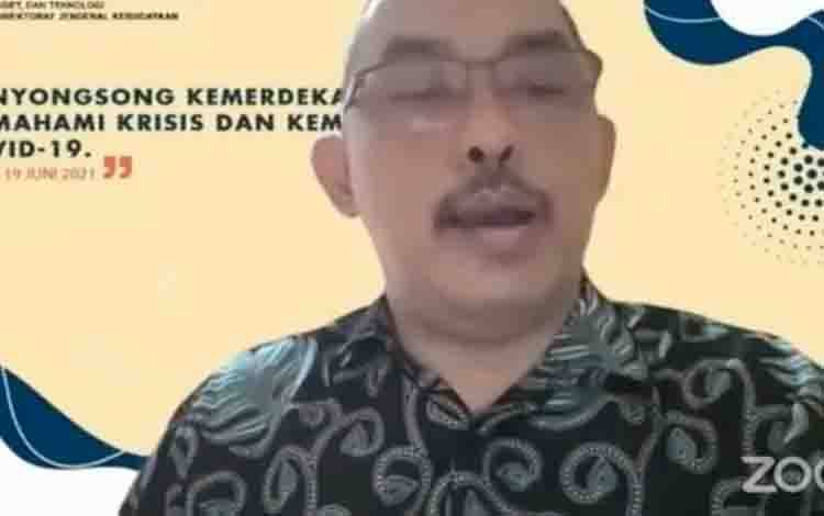 Direktur Kepercayaan Terhadap Tuhan Yang Maha Esa dan Masyarakat Adat Kemendikbudristek, Sjamsul Hadi, di Jakarta, Sabtu (19/6/2021)