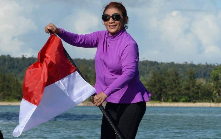 Mantan Menteri Kelautan dan Perikanan Republik Indonesia, Susi Pudjiastuti