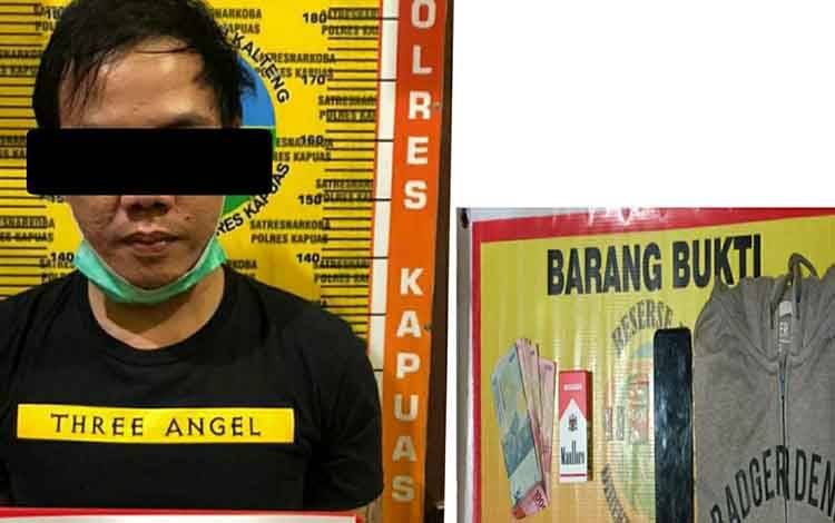 Terduga pelaku kasus sabu diamankan Satresnarkoba Polres Kapuas