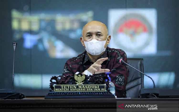 Menteri Koperasi dan UKM Teten Masduki ((Foto Antara News Bali/)