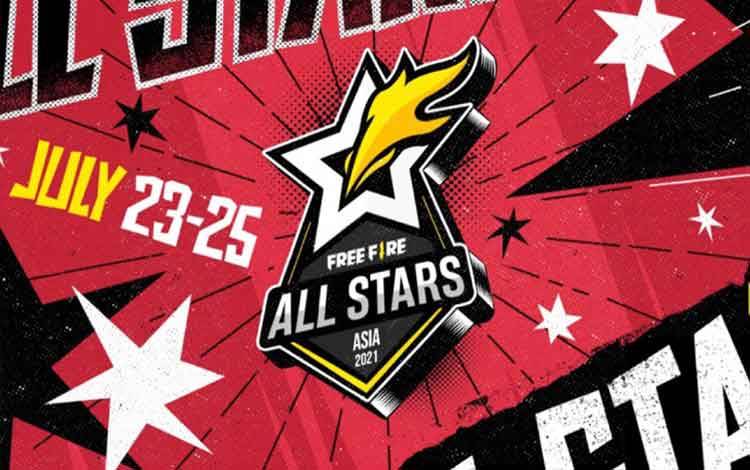 Free Fire All Stars 2021 Asia akan digelar pada 23-25 Juli 2021 dengan menghadirkan pemain profesional dan infliuencer. (ANTARA/HO-Garena Indonesia)