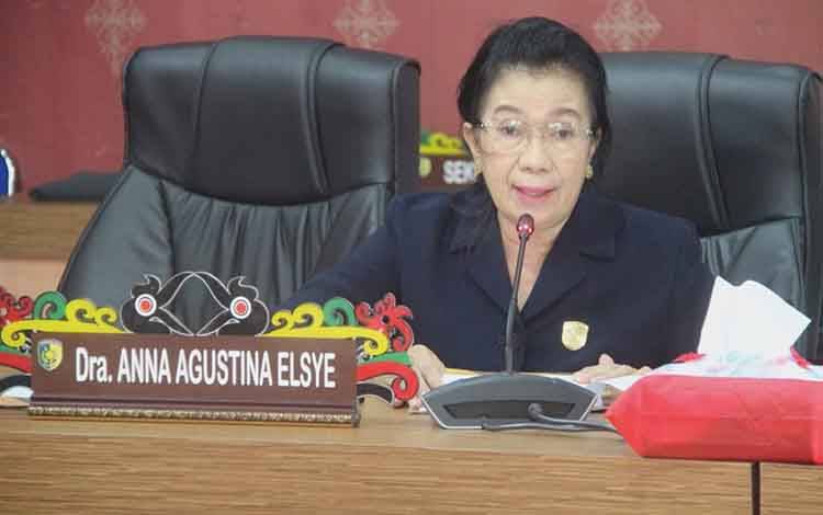 Anggota Komisi C DPRD Kota Palangka Raya, Anna Agustina Elsye.