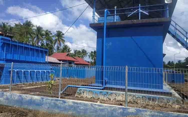 ILUSTRASI - Bangunan instalasi pengolahan air bersih