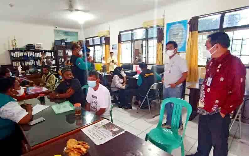 Balai Rehabilitasi Sosial Penyandang Disabilitas Mental (BRSPDM) Budi Luhur Banjarbaru, Kalimantan Selatan (Kalsel) saat melakukan pendataan untuk menggali potensi penyandang disabilitas di Kabupaten Barito Utara, Jumat, 20 Agustus 2021.