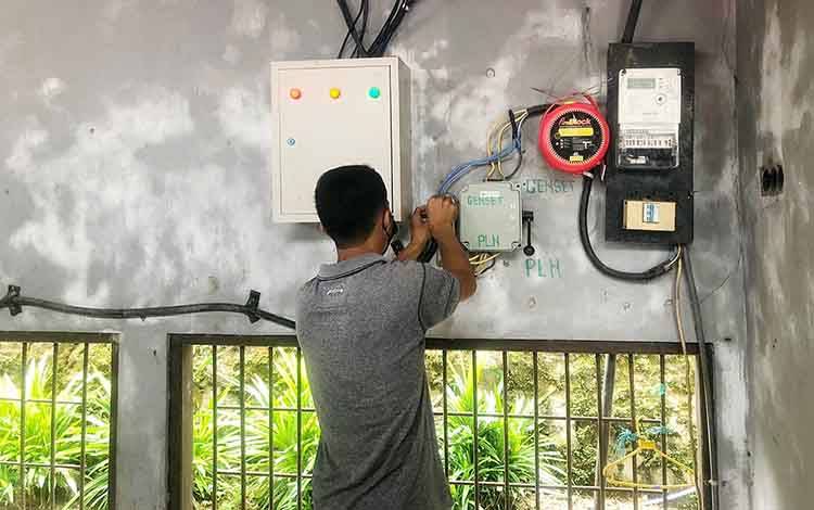 Pengecekan instalasi listrik di Rutan Kelas IIB Tamiang Layang