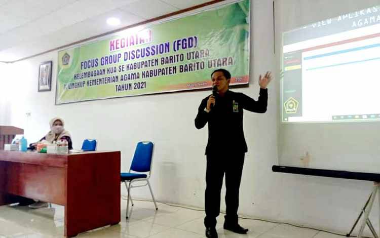 Pengadilan Agama Muara Teweh Barito Utara melaksanakan kegiatan rapat koordinasi monitoring dan evaluasi tim pengelola teknologi informasi dan website