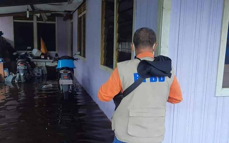  Kondisi banjir di permukiman warga Palangka Raya