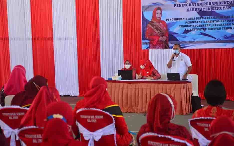 Bimbingan Teknis Penguatan Kapasitas Bunda PAUD di Kabupaten Seruyan.