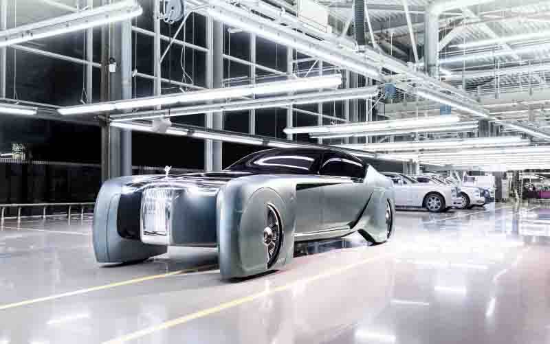 Rolls-Royce Vision concept. (foto : ANTARA/Rolls-Royce/James Lipman)