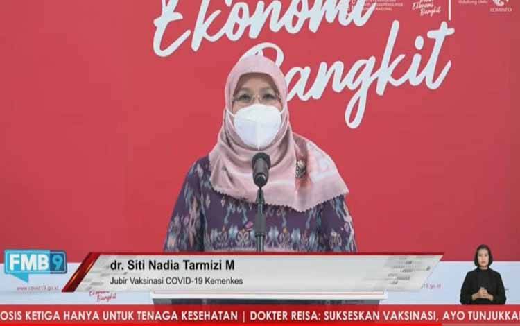 Juru Bicara Vaksinasi COVID-19 dr. Siti Nadia Tarmizi