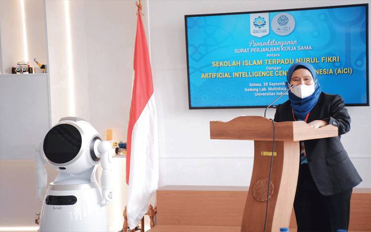 Wakil Direktur Lembaga Artificial Intelligence Center Indonesia (AiCI) Dr Baiq Hana Susanti di Jakarta, Selasa (28/9/2021). (ANTARA/Humas AiCI)