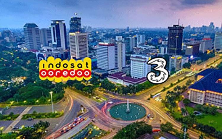 Ilustrasi merger Indosat Ooredoo dan Tri. ANTARA/Ho-Humas Indosat