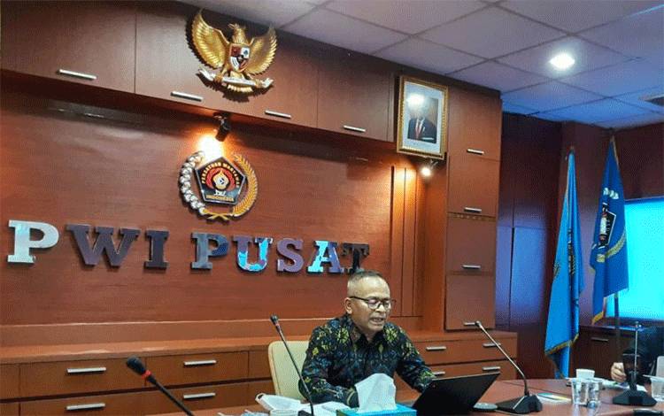 Ketua Umum Persatuan Wartawan Indonesia (Ketum PWI) Atal S. Depari. ANTARA/HO-Humas PWI Pusat