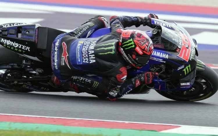Pebalap tim Monster Energy Yamaha MotoGP Fabio Quartararo