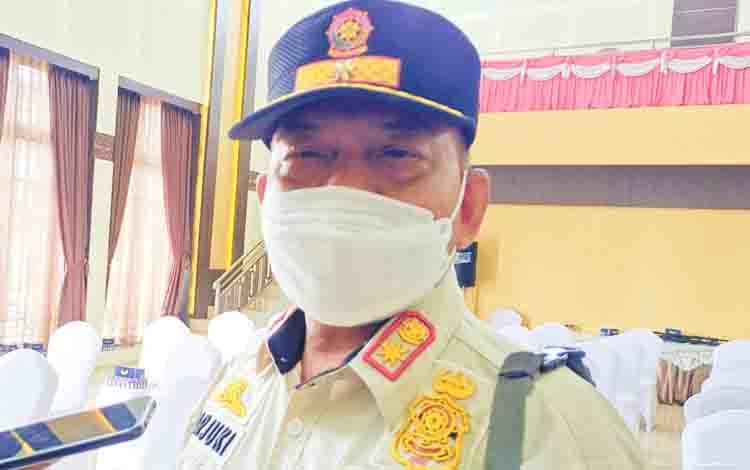 Kepala Satuan Polisi Pamong Praja (Kasatpol PP) Kotim Marjuki.