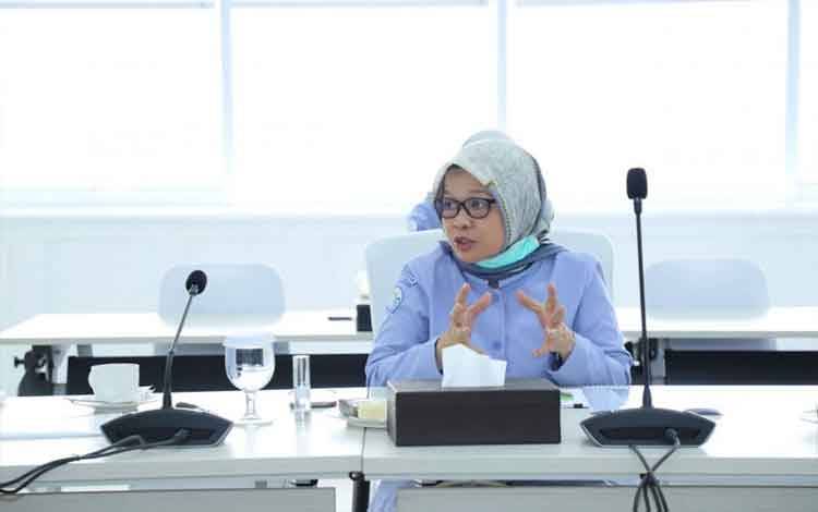 Kepala Badan Karantina Ikan, Pengendalian Mutu dan Keamanan Hasil Perikanan (BKIPM) Rina. ANTARA/HO-KKP